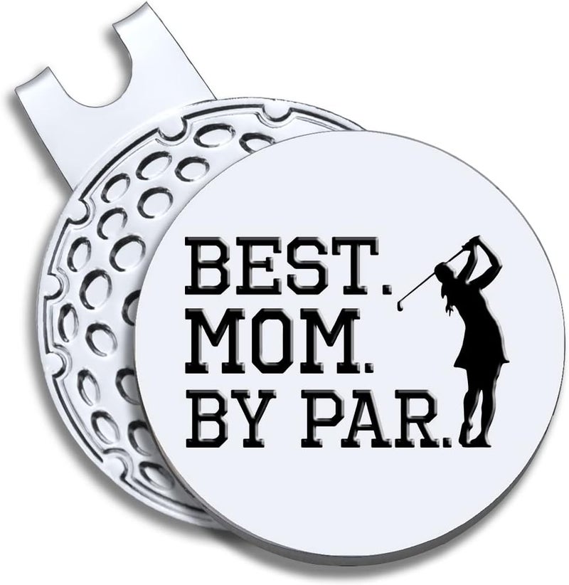 GEYGIE Strong Woman Golfer Ball Marker with Magnetic Hat Clip, Funny Golf Accessories Gifts for Proud Women, Novelty Birthday Gifts for Women Golfer Fan - Image 1